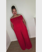Load and play video in Gallery viewer, Chill jumpsuit in Red
