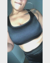 Load and play video in Gallery viewer, Heading out biker short set in black
