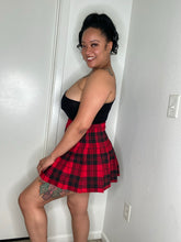 Load image into Gallery viewer, School Girl Skirt-Red
