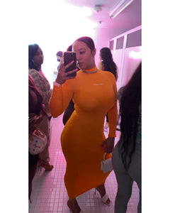 The Body Dress-Orange