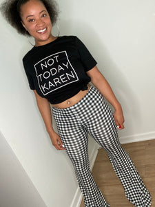 Checkered Bell Bottoms