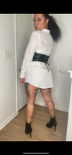 Load image into Gallery viewer, Oversized T Shirt Dress (Belt included)
