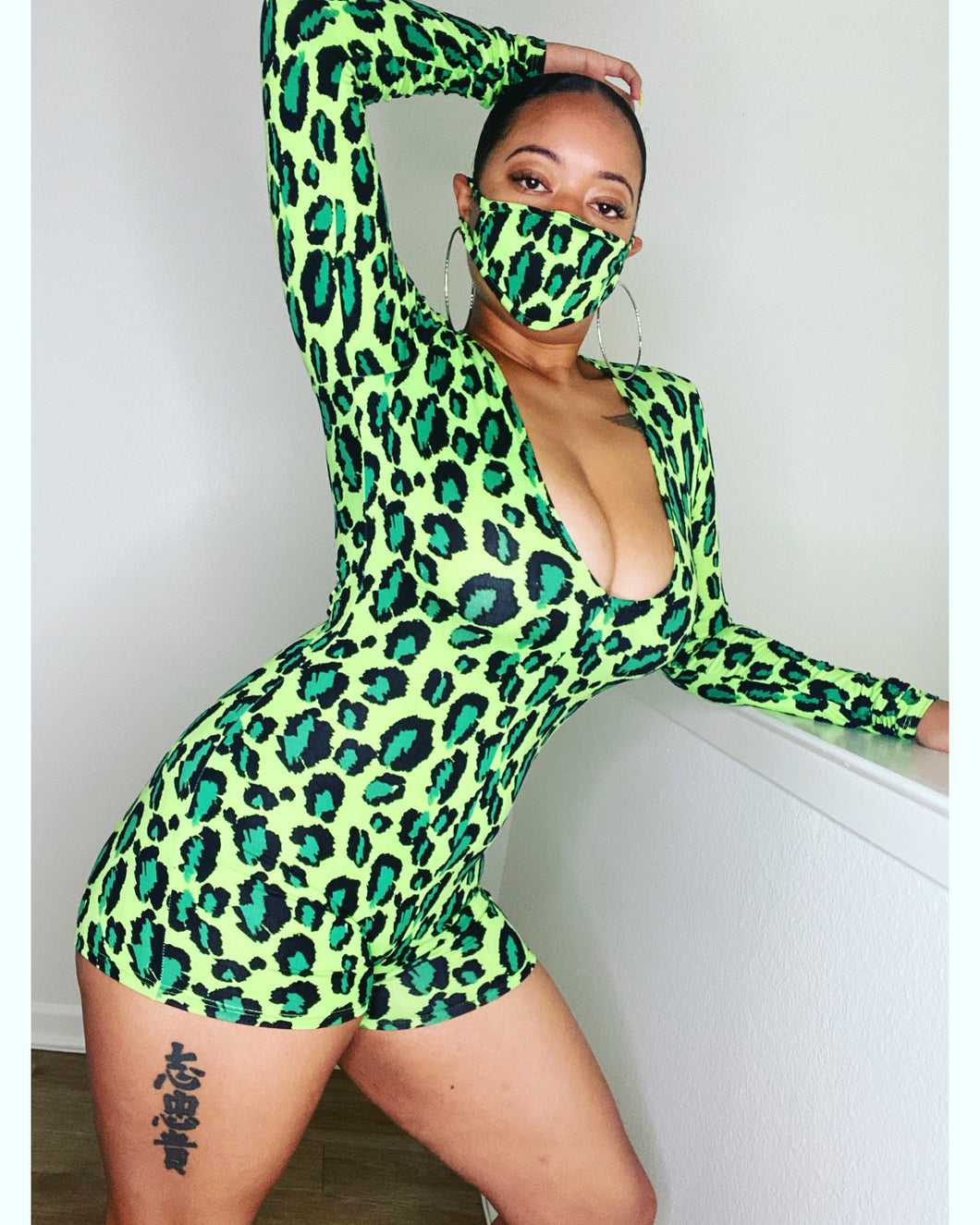 Slime Pj Romper (mask included)