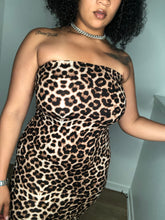Load image into Gallery viewer, Cheetah tube dress
