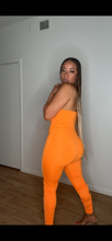 Load image into Gallery viewer, Orange Twist Jumpsuit
