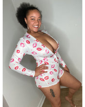 Load image into Gallery viewer, “Kiss Me” Pj Romper

