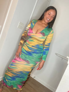 Brighten My Mood Maxi Dress