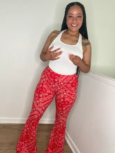 Load image into Gallery viewer, Red Bandana Pants
